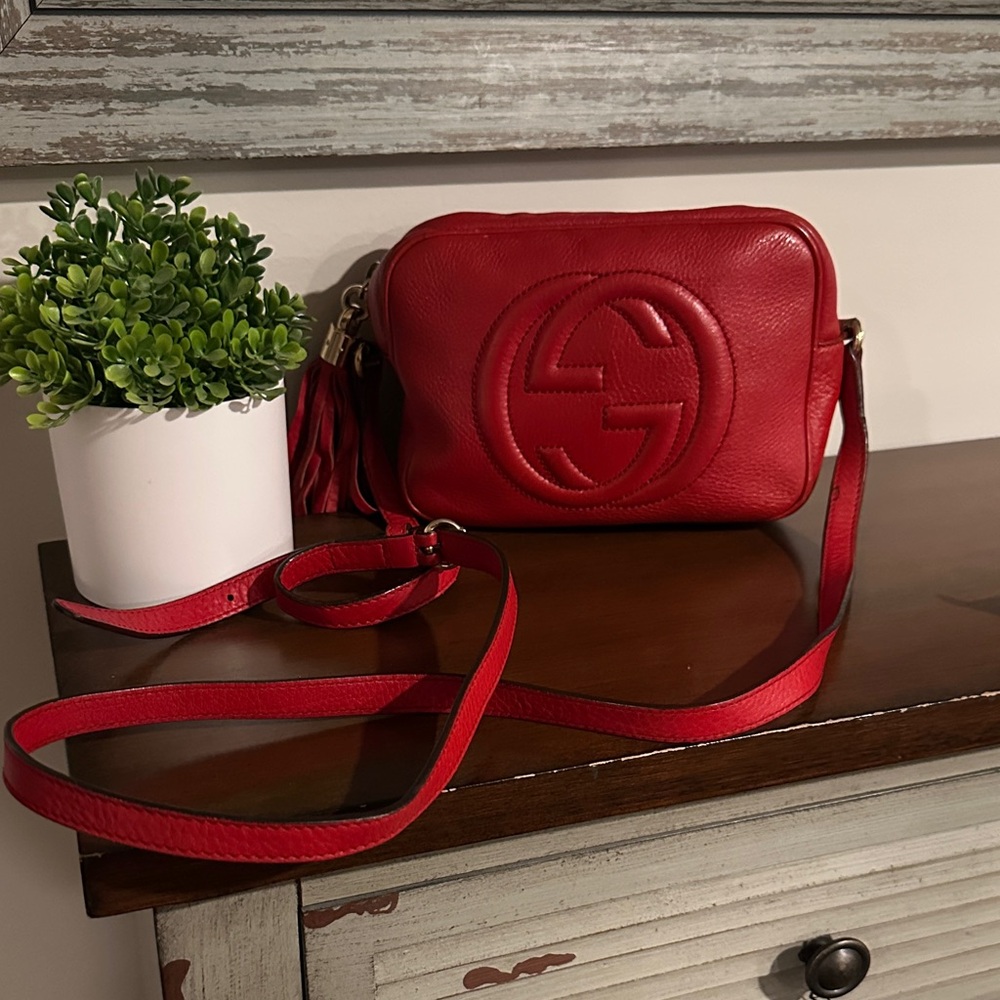 Gucci Soho Red Crossbody Bag
